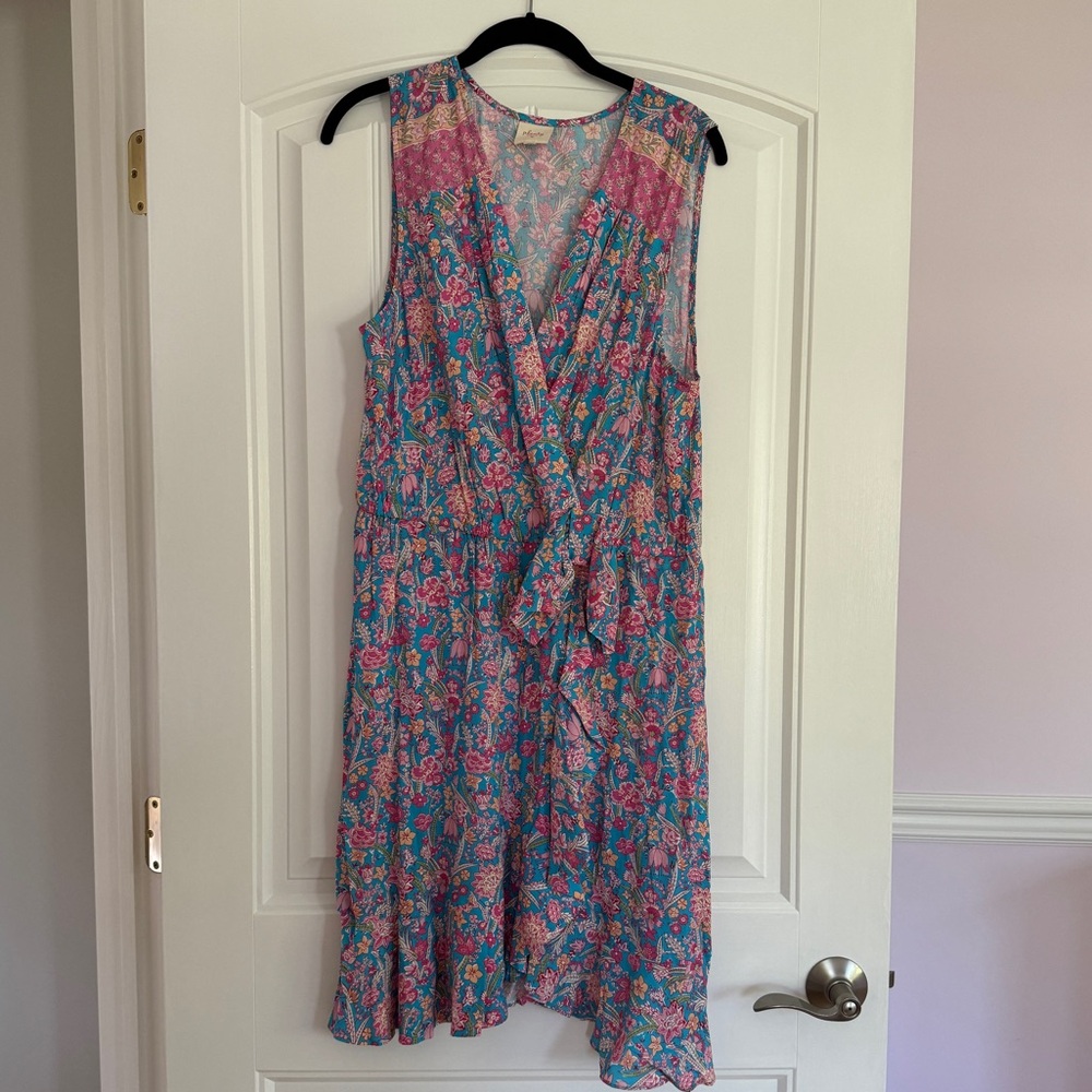 Floral Faux Wrap Dress - Size Large - Plenty by Tracy Reese, from Anthropologie